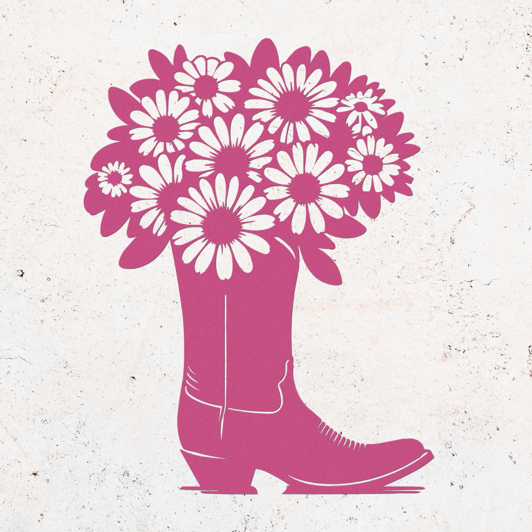 Boot and Flower
