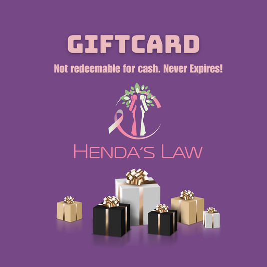Henda's Law Gift Card