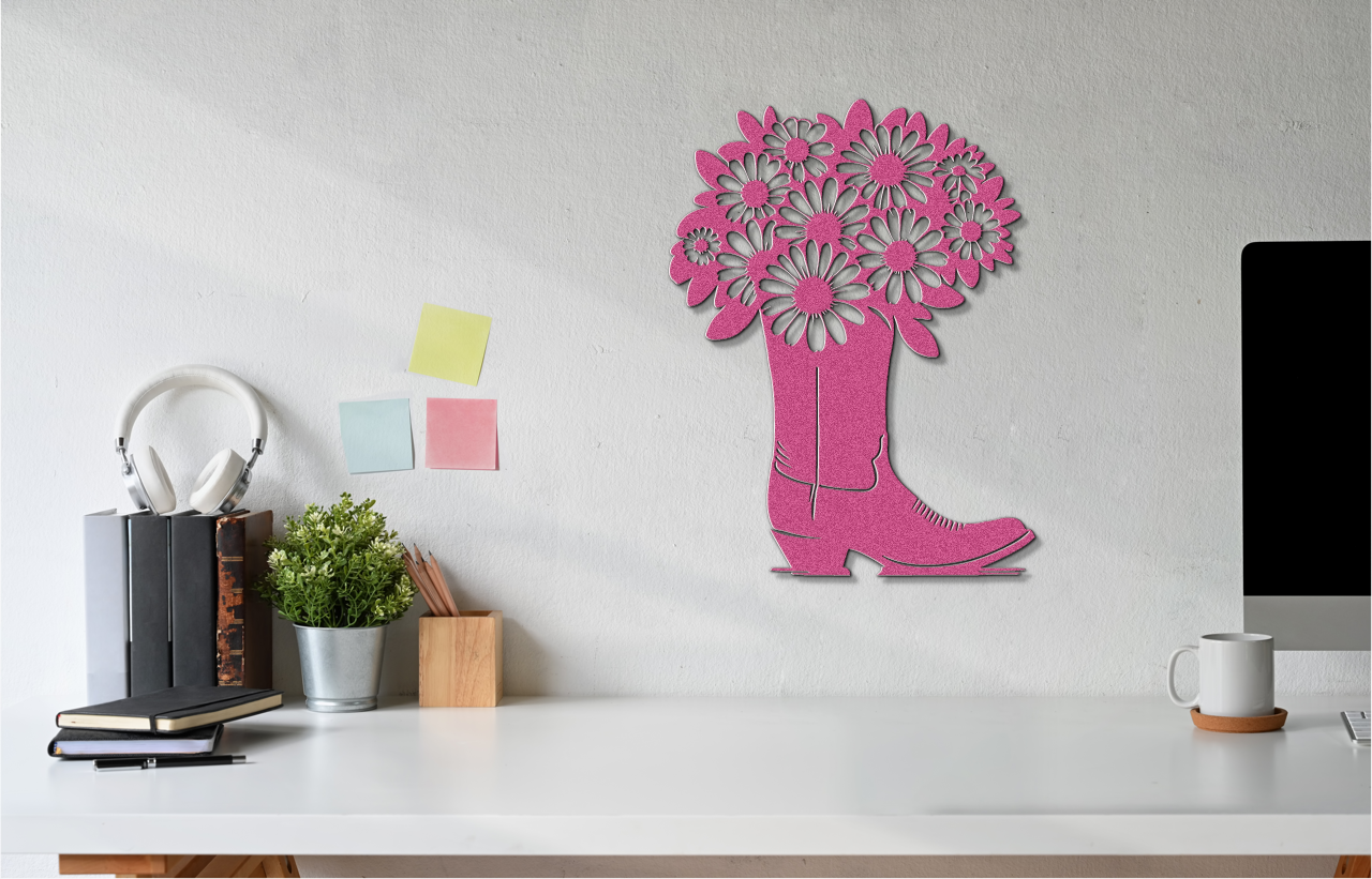 Boot and Flower