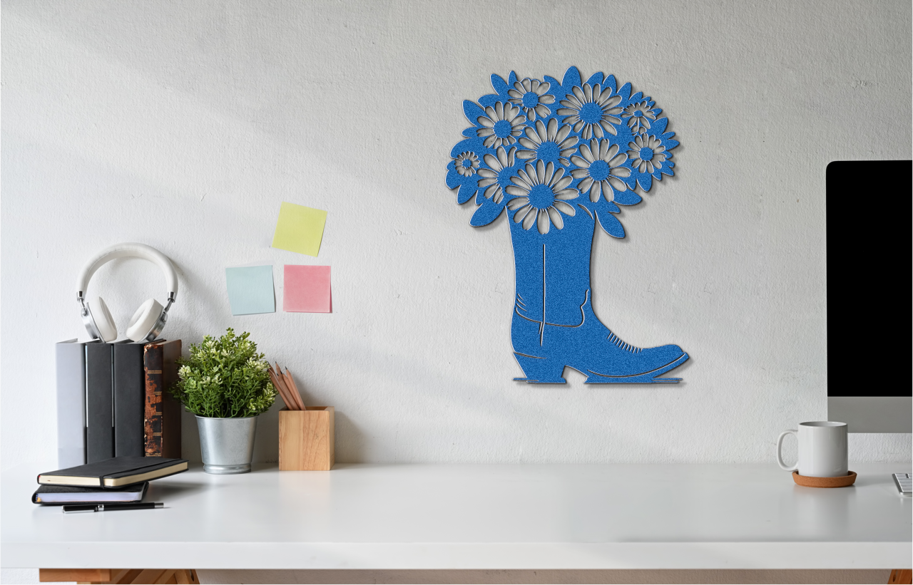 Boot and Flower