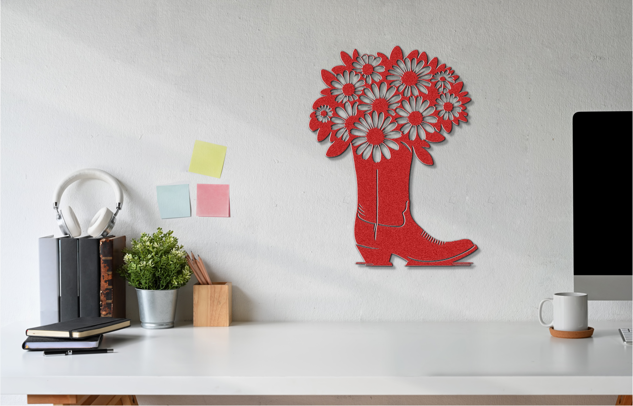 Boot and Flower