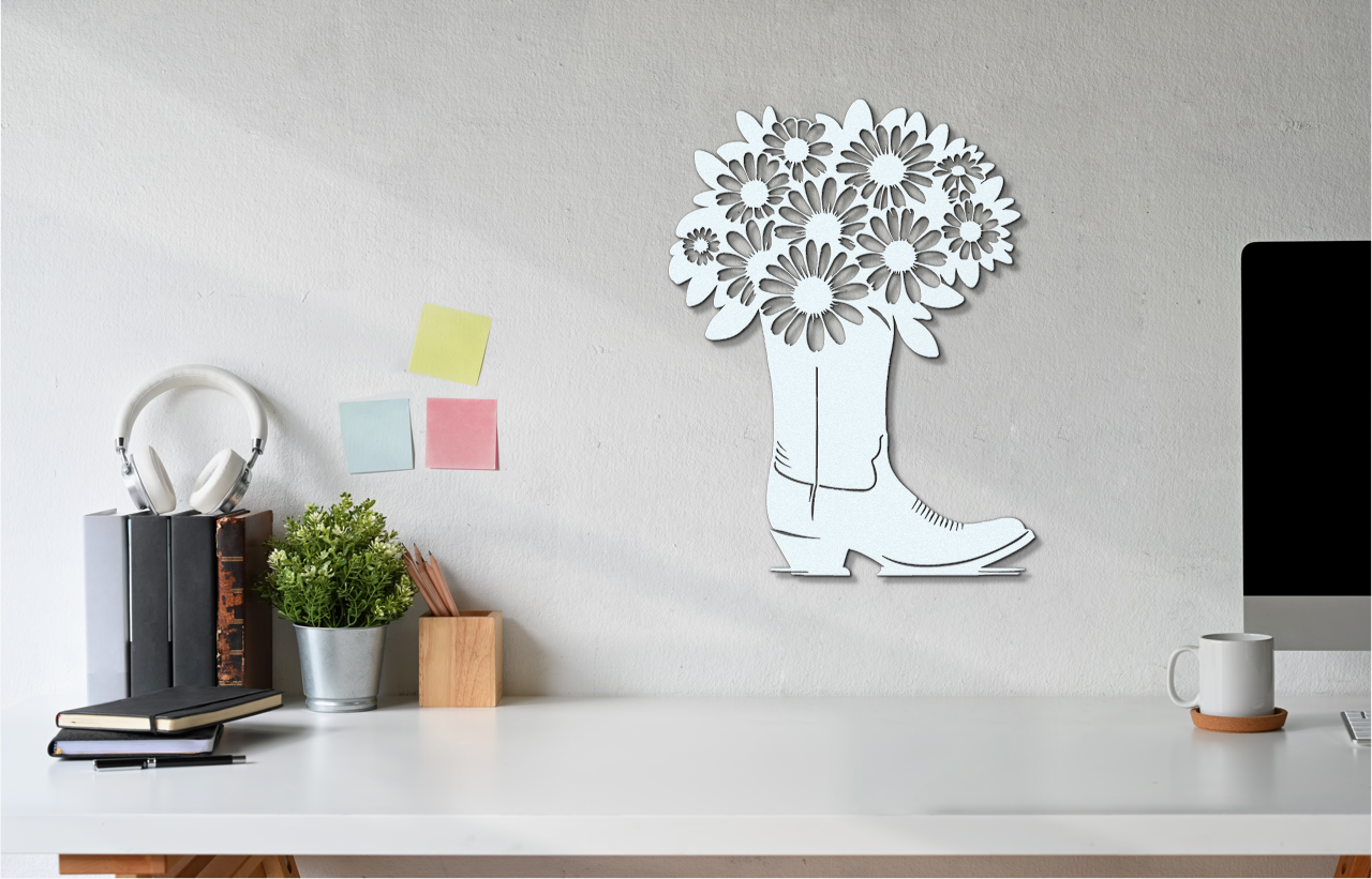 Boot and Flower