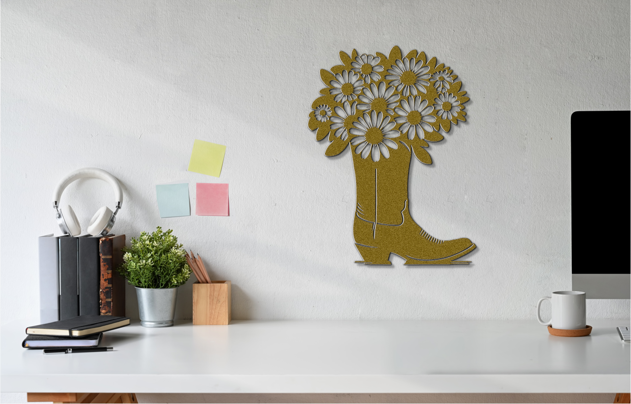 Boot and Flower